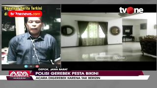 Tidak Berizin, Pesta Bikini di Depok Digerebek Polisi | Apa Kabar Indonesia Malam tvOne