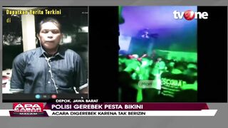 Tidak Berizin, Pesta Bikini di Depok Digerebek Polisi | Apa Kabar Indonesia Malam tvOne