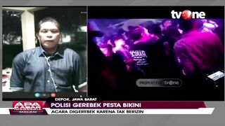 Tidak Berizin, Pesta Bikini di Depok Digerebek Polisi | Apa Kabar Indonesia Malam tvOne