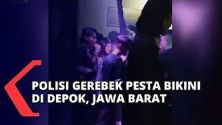 Resahkan Warga, Ratusan Anak Muda Digerebek Polisi Saat Gelar Pesta Bikini