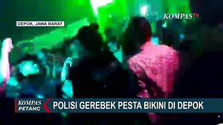 Resahkan Warga, Ratusan Anak Muda Digerebek Polisi Saat Gelar Pesta Bikini