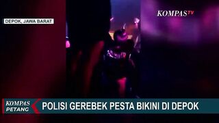 Resahkan Warga, Ratusan Anak Muda Digerebek Polisi Saat Gelar Pesta Bikini