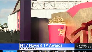 Celebrities walk the red carpet for MTV Movie and TV Awards