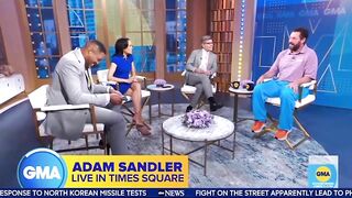 Adam Sandler appears on ‘GMA’ for new movie "Hustle" with black eye | Page Six Celebrity News