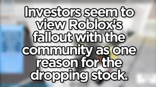 Roblox got CALLED OUT again...