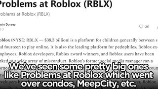 Roblox got CALLED OUT again...