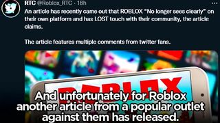 Roblox got CALLED OUT again...