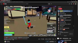 DONATING $100 TO POG FAMILY! | Congratulations on 10,000 SUBSCRIBERS! | Roblox