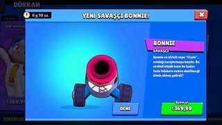 Brawl Stars Yeni karakter Bonnıe Geldii???? (Bugün)