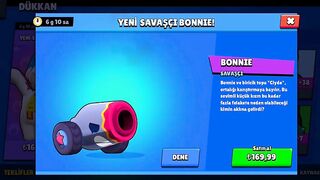 Brawl Stars Yeni karakter Bonnıe Geldii???? (Bugün)