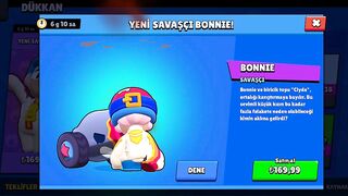 Brawl Stars Yeni karakter Bonnıe Geldii???? (Bugün)