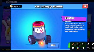 Brawl Stars Yeni karakter Bonnıe Geldii???? (Bugün)