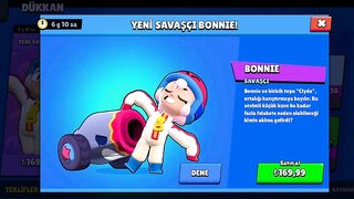 Brawl Stars Yeni karakter Bonnıe Geldii???? (Bugün)