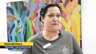 Australia’s first culturally informed yoga benefits Ngaanyatjarra Lands students ???? | ABC Australia