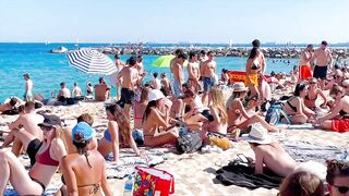 Barcelona beach walk 2022/ beach Bogadell