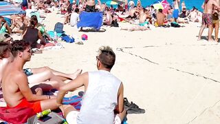Barcelona beach walk 2022/ beach Bogadell