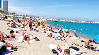 Beach Barceloneta / Barcelona beach walk ????️????????Spain best beaches