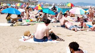 Beach Barceloneta / Barcelona beach walk ????️????????Spain best beaches