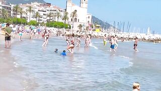 Sitges beach / Spain best beaches