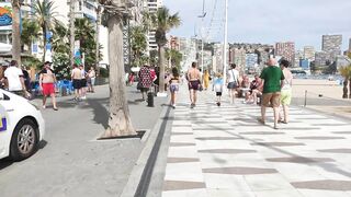 BENIDORM ???????? LEVANTE BEACH ???? BEAUTIFUL GIRLS????JUNE 2022 Costa Blanca SPAIN Walking Tour 4K