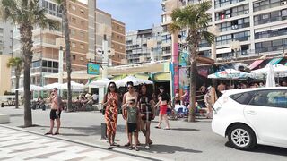 BENIDORM ???????? LEVANTE BEACH ???? BEAUTIFUL GIRLS????JUNE 2022 Costa Blanca SPAIN Walking Tour 4K