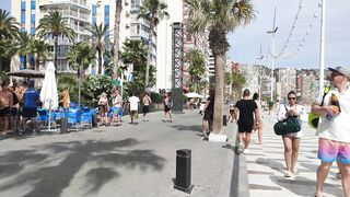 BENIDORM ???????? LEVANTE BEACH ???? BEAUTIFUL GIRLS????JUNE 2022 Costa Blanca SPAIN Walking Tour 4K