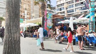 BENIDORM ???????? LEVANTE BEACH ???? BEAUTIFUL GIRLS????JUNE 2022 Costa Blanca SPAIN Walking Tour 4K