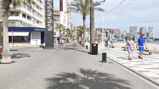 BENIDORM ???????? LEVANTE BEACH ???? BEAUTIFUL GIRLS????JUNE 2022 Costa Blanca SPAIN Walking Tour 4K