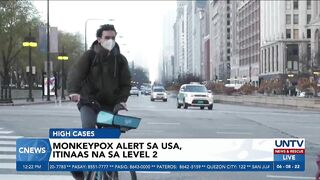 US CDC, itinaas ang monkeypox travel alert sa level 2; paggamit ng masks sa biyahe, inirekomenda