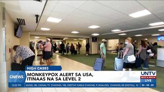 US CDC, itinaas ang monkeypox travel alert sa level 2; paggamit ng masks sa biyahe, inirekomenda