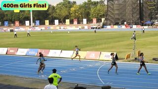 400m Girls Final Khelo India Youth Games Panchkula 2022