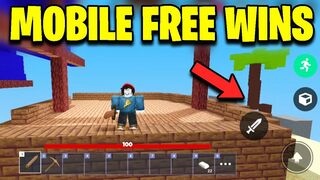 Infinite WINS glitch - ONLY on Mobile - Roblox Bedwars