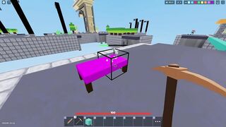 He dashes SO FAR with YUZI KIT!!, roblox bedwars