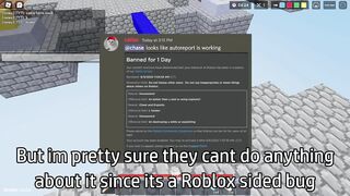 HACKERS can now ban you??? | Roblox Bedwars