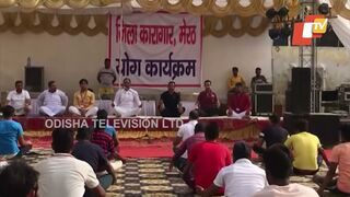 Meerut jail administration organises yoga camp for inmates