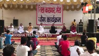 Meerut jail administration organises yoga camp for inmates