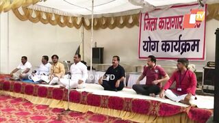 Meerut jail administration organises yoga camp for inmates