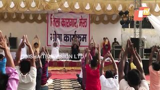 Meerut jail administration organises yoga camp for inmates