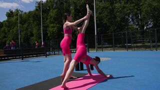 Contortion, gymnastics Yoga stretching | Gymnastics workout