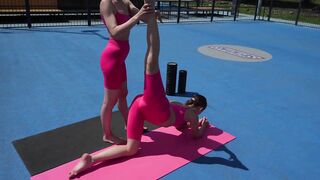 Contortion, gymnastics Yoga stretching | Gymnastics workout