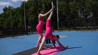 Contortion, gymnastics Yoga stretching | Gymnastics workout