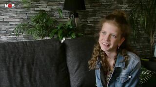 Rosalie (9) wordt door een zeldzame aandoening superlang