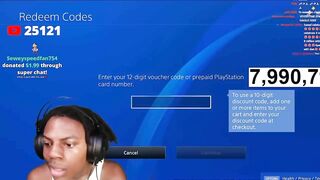 Someone Steals Speeds 500$ PSN Card..????