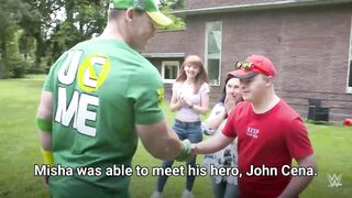 John Cena meets teen who fled Ukraine