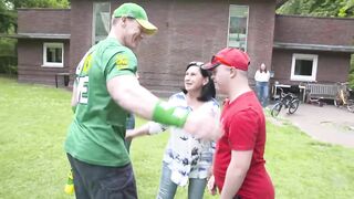 John Cena meets teen who fled Ukraine