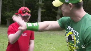 John Cena meets teen who fled Ukraine