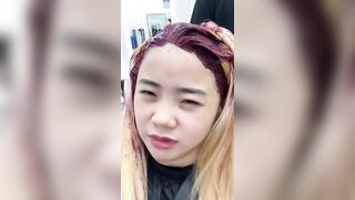 Tóc đỏ hay tóc xanh đẹp hơn??? - TIKTOK CAO HOÀNG MẪN