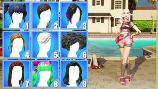 GUESS THE HAIRSTYLE BY THE SKIN - FORTNITE CHALLENGE