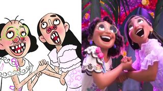 Encanto Movie : Drawing Funny Meme Moments Mirabel, Isabela, Luisa - Encanto Funny Compilation