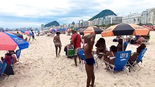 ????????Rio de Janeiro COPACABANA Beach Walk Tour BRAZİL